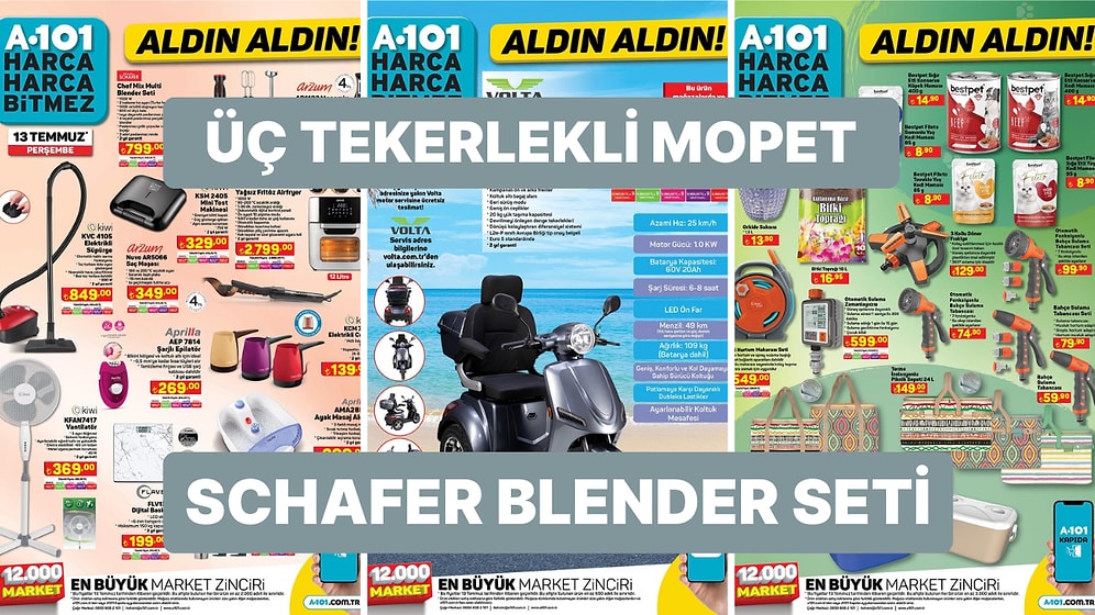 A101'e Ayak 3 Modlu Masaj Aleti Geliyor! 13 Temmuz 2023 A101 Aldın Aldın Kataloğu