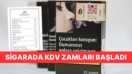 KDV Artışı Sonrası Sigarada İlk Zamlar Gelmeye Başladı