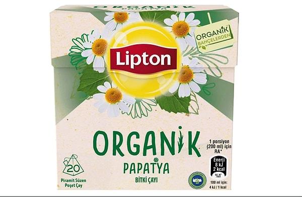 1. Lipton Organik Papatya Bardak Poşet Bitki Çayı 32 Gr