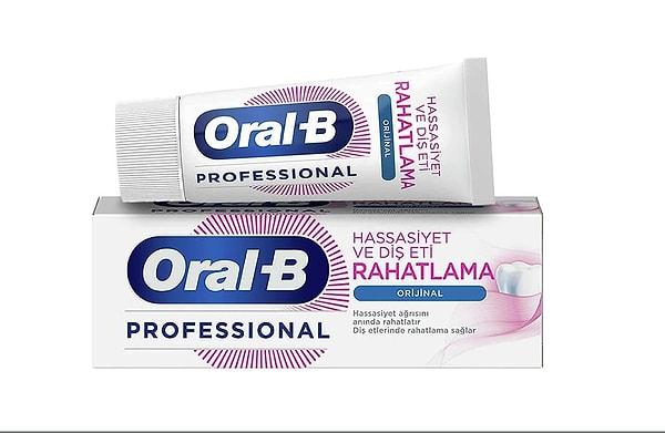 6. Oral-B Professional Diş Macunu Hassasiyet ve Rahatlama Orijinal, 50 ml