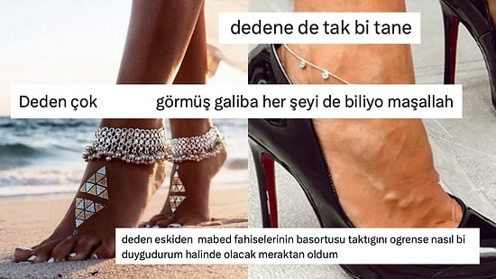 "Hayat Kadınları Ne Oldukları Bilinsin Diye Halhal Takardı" Diyen Dedeye Gelen Kapak Tadında Tepkiler