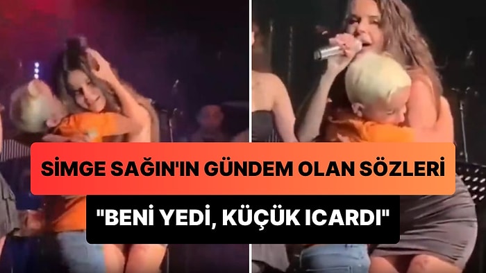 Simge Sağın'dan Sahneye Çıkarak Kendisine Sıkı Sıkı Sarılan Hayranına: Öpmedi Sadece, Beni Yedi, Küçük Icardi