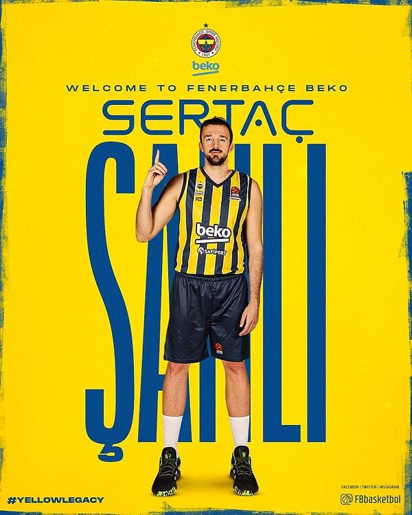 1. Fenerbahçe Beko, Barcelona'dan ayrılan Sertaç Şanlı ile 2 yıllık anlaşmaya varıldığını açıkladı.