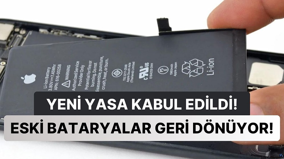 Avrupa Birliği'nden Apple ve Diğer Üreticilere Yeni Emir: Telefonlar Çıkartılabilir Batarya ile Gelecek!