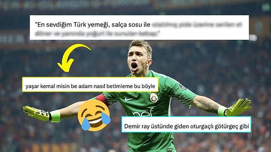 Muslera, İskender Yemeğini Anlatmak İçin Neredeyse Kitap Yazınca Goygoycuların Diline Düştü!