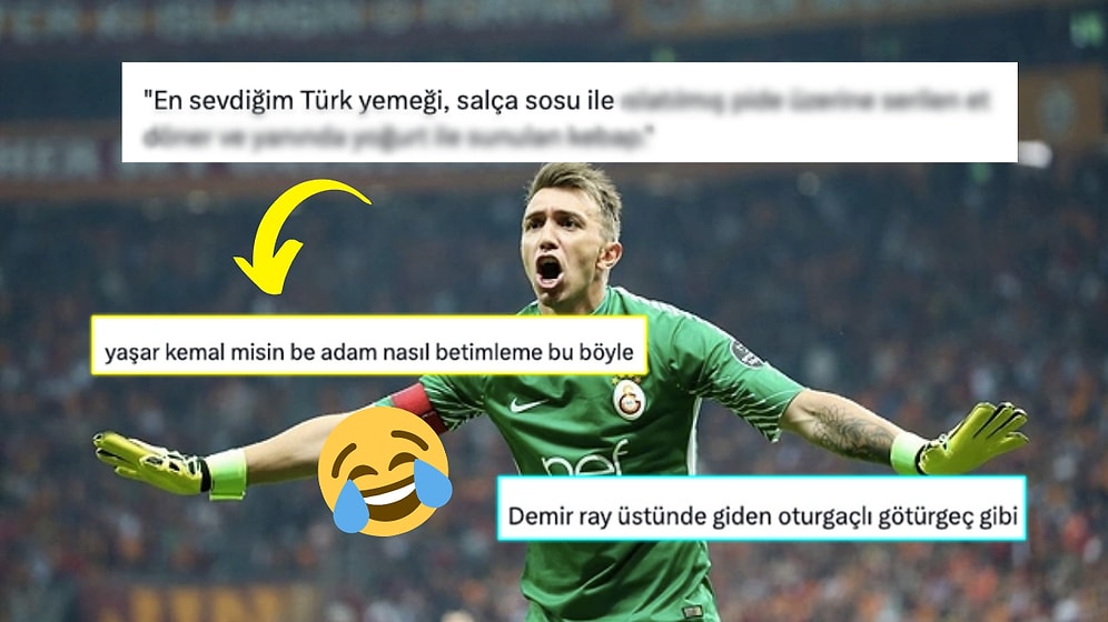 Muslera, İskender Yemeğini Anlatmak İçin Neredeyse Kitap Yazınca Goygoycuların Diline Düştü!