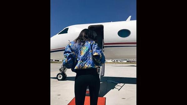 4. Kendall Jenner, özel jetiyle nerelere gidiyor?