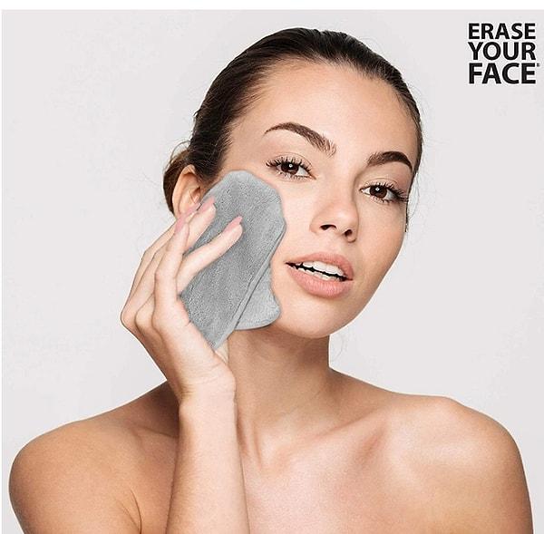 7. Erase Your Face - Çevre Dostu Yeniden Kullanılabilir Makyaj Temizleme Bezi