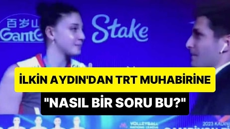 Filenin Sultanı İlkin Aydın'dan TRT Muhabirine: ''Nasıl Bir Soru Bu?''