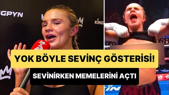 Ringdeki Zaferini Memelerini Açarak Kutlayan Daniella Hemsley Gündem Oldu