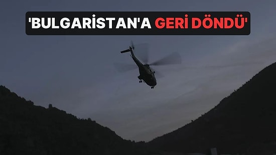 Bulgaristan'dan Sınırı Geçen Helikopterden Türkiye Tarafına 101 Kilo Uyuşturucu Atıldı