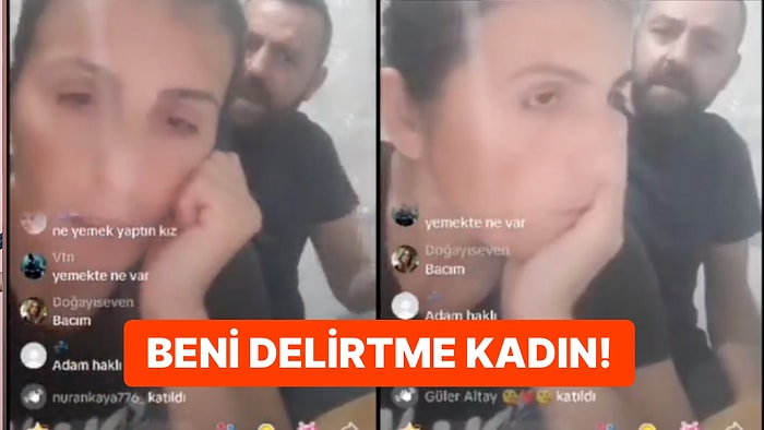 TikTok'ta Sofra Hazır Değil Diye Kavga Eden Karı Kocanın Yayın Açması Herkesin Kafasını Karıştırdı