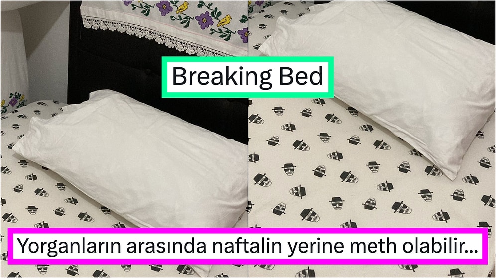 Babaannesinin Evindeki Breaking Bad'li Çarşafı Paylaşan Kadına Güldüren Tepkiler Geldi