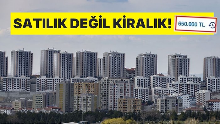 Satılık Değil Kiralık: Lüks Konutlarda İlanlar 650 Bin Lirayı Gördü