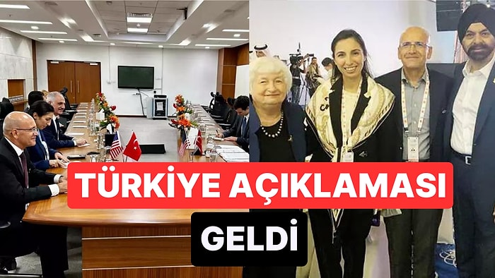 Hazine ve Maliye Bakanı Mehmet Şimşek ile Görüşen ABD Hazine Bakanı Janet Yellen Açıklama Yaptı