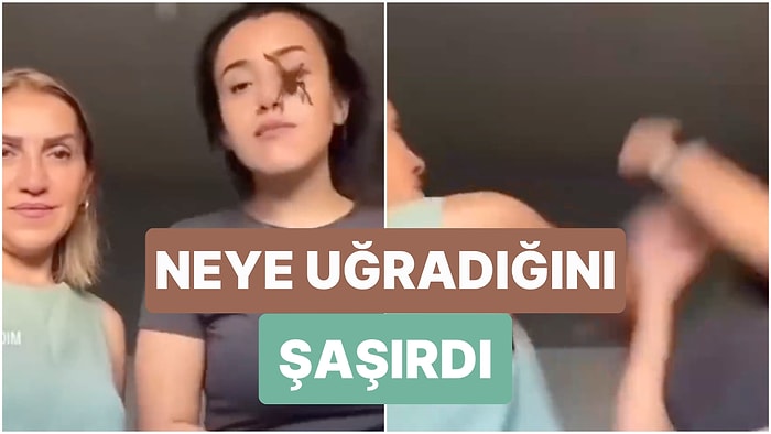 Örümcek Efektiyle Annesini Korkutmak İsterken Annesinin Tepkisiyle Neye Uğradığını Şaşıran Kız