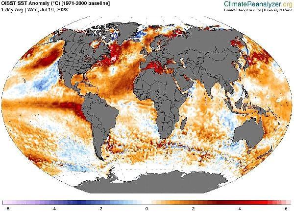 Küresel bir okyanus- atmosfer olayı olan ve Pasifik Okyanusu'nda, okyanus suyunun sıcaklıklarındaki değişkenlikler üzerine birbirinin zıttı karmaşık hava modellerinin oluştuğu ve tüm dünyayı farklı şekilde olumsuz etkileyen 'El Nino' nedenli aşırı sıcaklık artışları devam ediyor.