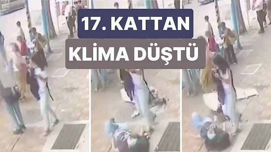Kaldırımda Bekleyen 21 Yaşındaki Üniversiteli Gencin Başına 17. Kattan Klima Düştü