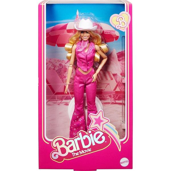 14. Barbie Movie - Pembe Kovboy Kıyafetli Bebek.