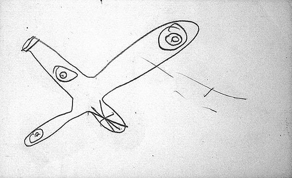 14. "Çocuğum bir uçak resmi çizip, bana gösterdi. 'Uçaktakilerin hepsi mahsur kaldı' dedi. Sonra, alevler çizdi ve hepsinin öldüğünü ve kimsenin onları asla bulamayacağını söyleyip, resmi kırmızıya boyadı."