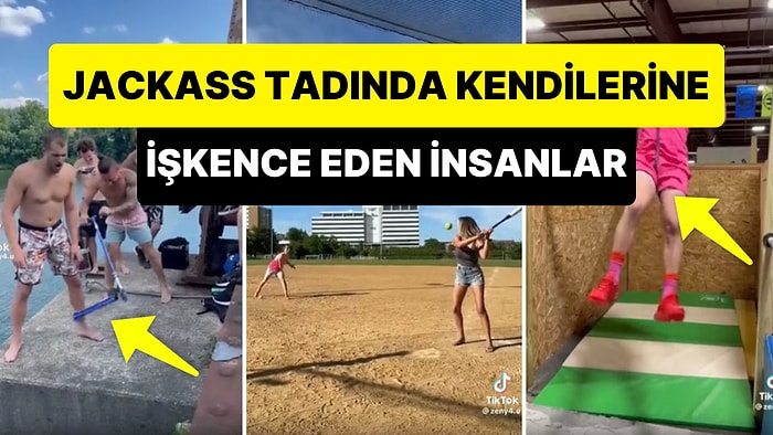 Jackass Tadında Kendilerine Zarar Veren İnsanların İzlerken Canınızı Acıtacak Görüntüleri