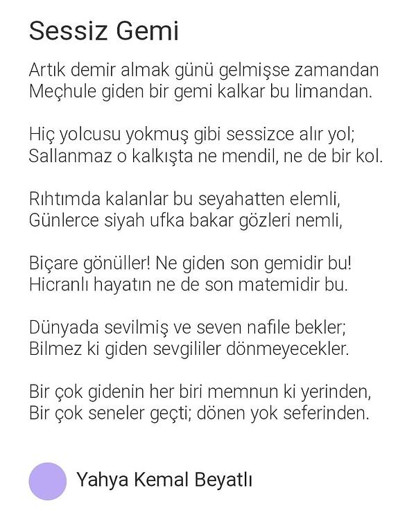 Yahya Kemal...