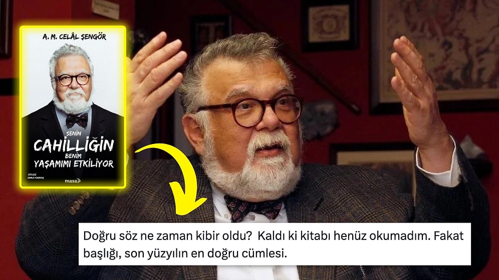 Mevzu Yine Cahillere! Celal Şengör'ün Yeni Kitabının İsmi Sosyal Medyada Fikir Ayrılığı Yarattı