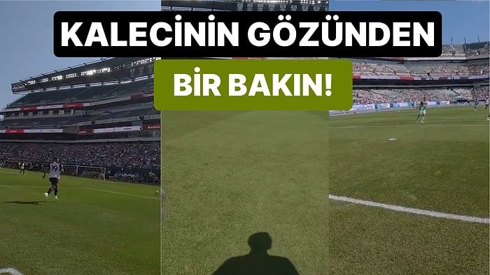 İngiltere Premier Lig'de Kaleci Olmanın Heyecanını Bizzat Yaşatan Video Çok Konuşuldu