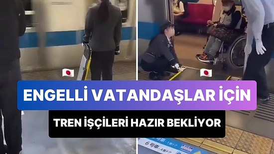 Engelli Yolcuya Yardım Eden Tren İşçisinin Japonya'nın Eşi Benzeri Olmayan Bir Ülke Olduğunu Kanıtladığı Anlar