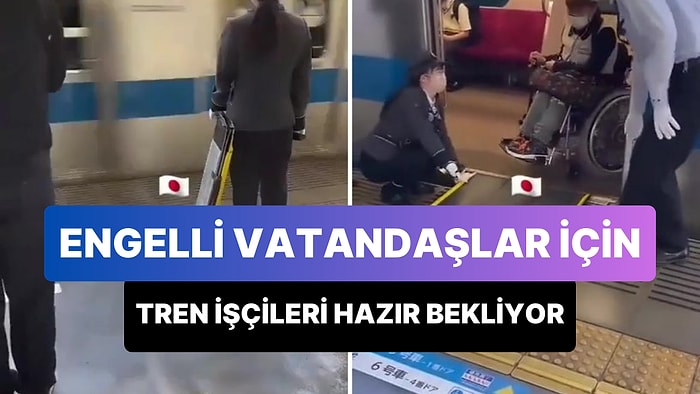 Engelli Yolcuya Yardım Eden Tren İşçisinin Japonya'nın Eşi Benzeri Olmayan Bir Ülke Olduğunu Kanıtladığı Anlar