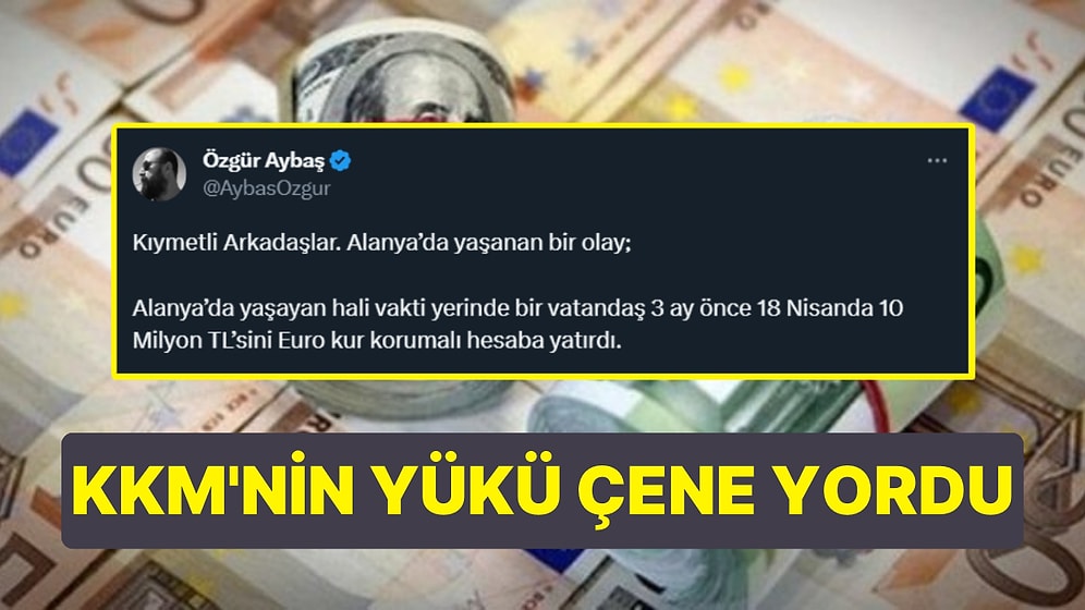 Tekel Bayi Platformu Başkanı Özgür Aybaş'tan KKM Hesabı Kafaları Karıştırdı