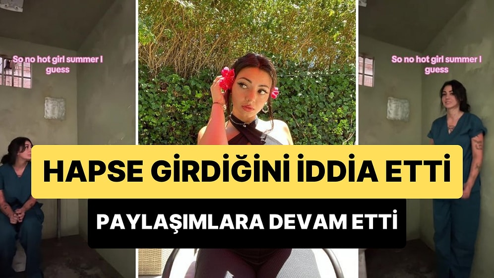 Halka Açık Alana İşediği İçin Hapis Yattığını İddia Eden Fenomen Hapishaneden Paylaşımlara Devam Etti