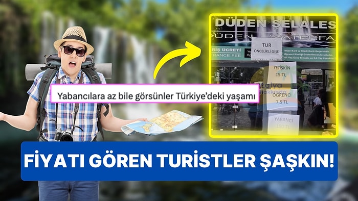 Düden Şelalesi'nde Yabancılara Uygulanan Giriş Ücreti Sosyal Medyayı İkiye Böldü