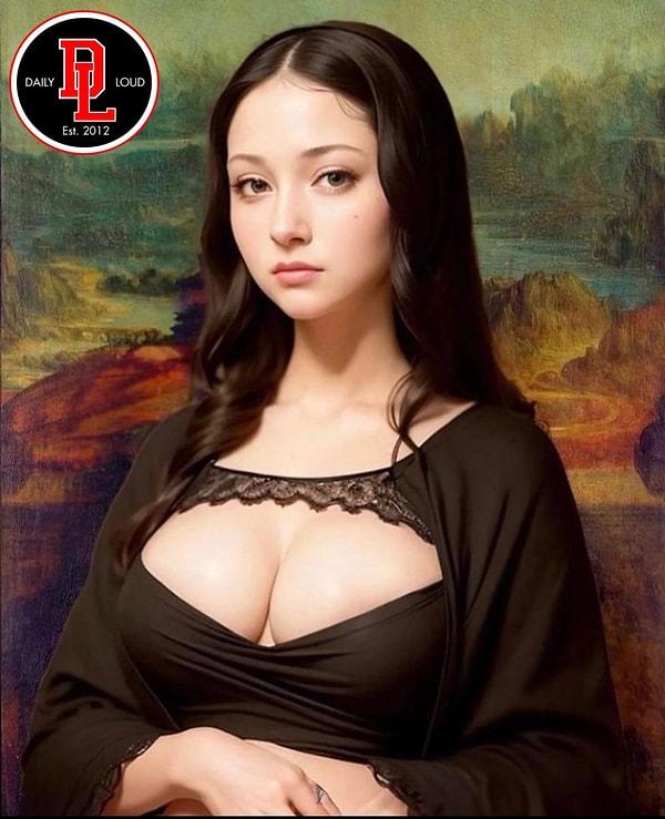 İşte Mona Lisa'nın günümüzdeki görüntüsü: