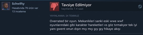 2. 2015 yılında çıkan bir oyun olarak mekaniklerin bazılarına kütük gelmesi normal. Hikaye akışı da herkese hitap etmeyebilir elbette.