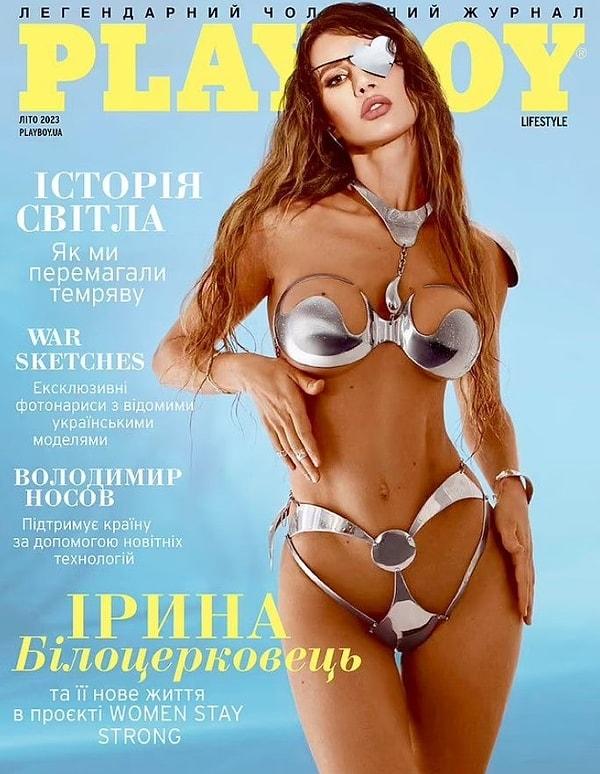 Cephede savaşan askerlere moral vermek için etkinlikler düzenleyen Bilotserkovets, savaşta yaralandıktan sonra geçirdiği ameliyatların ardından Playboy Ukrayna'ya poz verdi.