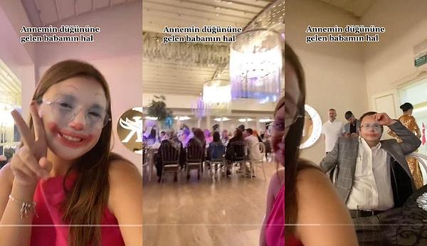 TikTok'ta @nazbantjr rumuzlu genç bir kullanıcının babası ile annesinin düğününe gittiklerini paylaştığı videosu viral oldu.