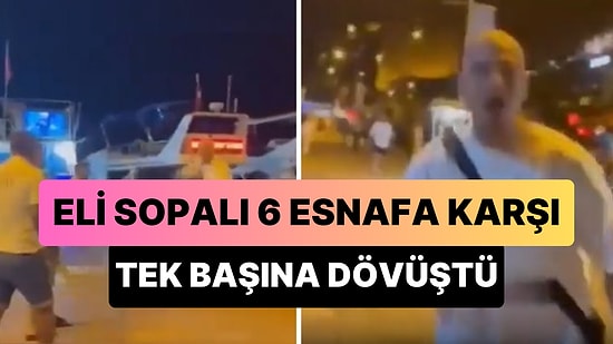 İrlandalı Boksörden Sonra Gurbetçi Boksör: Alanya'da Bir Gurbetçi, Eli Sopalı 6 Esnafla Tek Başına Kavga Etti