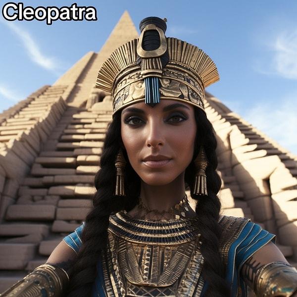 Mısır Ptolemaios Krallığıʼnın kraliçesi ve son etkin hükümdarı Kleopatra