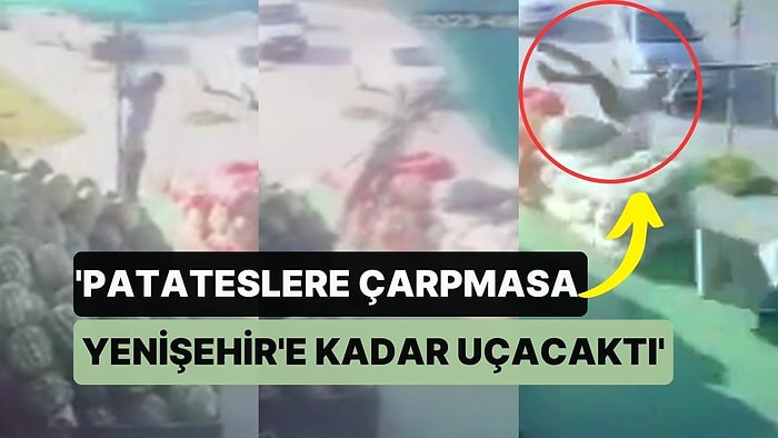 Erzurum'da Havalanan Şemsiyeyi Tutan Adam Uçtu! 'Patateslere Çarpmasa Yenişehire Kadar Uçacaktı'