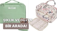 Sizi Adeta Bir Makyaj Ustasıymış Gibi Gösterecek Bölmeli Makyaj Çantaları