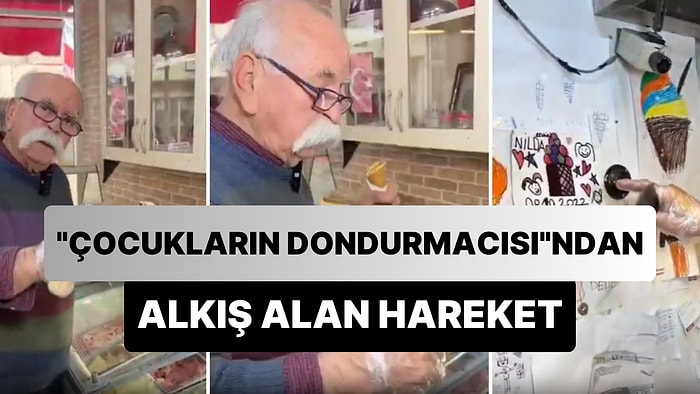 'Çocukların Dondurmacısı' Arif Amca, Meyvelerini Kendi Seçip Yaptığı Dondurmaları Çocuklara Ücretsiz Veriyor