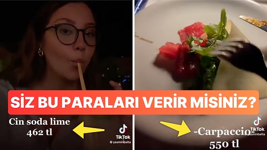 TikTok Fenomeni Bodrum'da Yemeğe Harcadığı Parayla Goygoycuların Diline Düştü