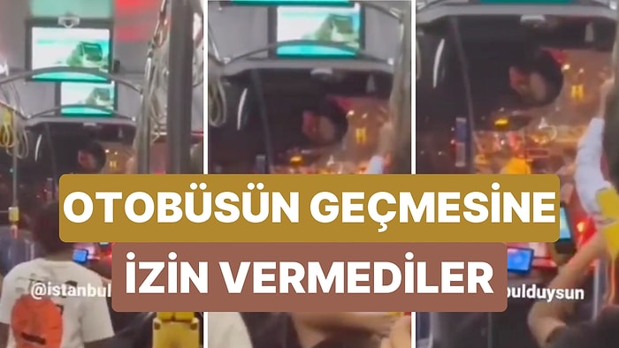 Küçükçekmece'de Yolun Ortasında Müzik Açıp Halay Çeken Bir Grup Trafiğin Aksamasına Sebep Oldu