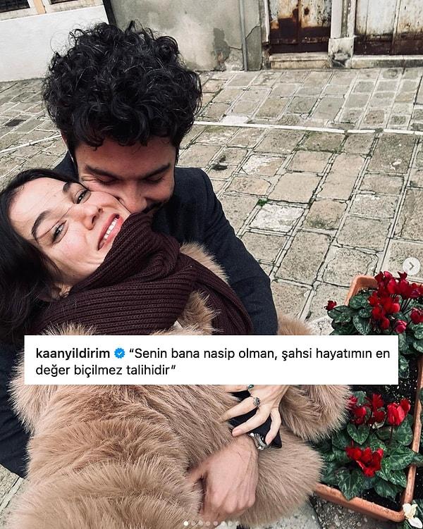 Özellikle Kaan Yıldırım'ın Instagram'da sevgilisi Pınar Deniz için yazdığı bu satırlar geniş yankı uyandırdı...
