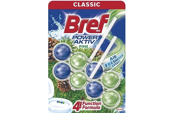 11. Bref - WC Power Aktiv Çam İkili Set