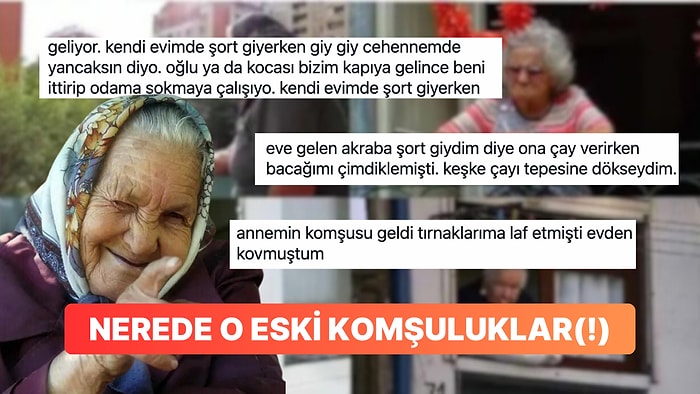 Evinde Bile Kıyafetine Karışılınca Patlayan Kadın ve Diğerleri Komşu Terörünü Anlattı