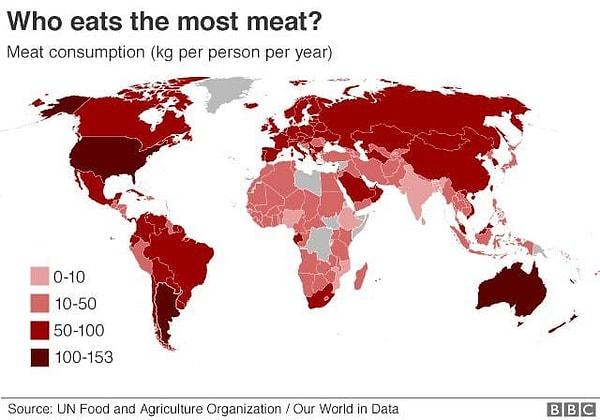 15. En çok eti kim yiyor?