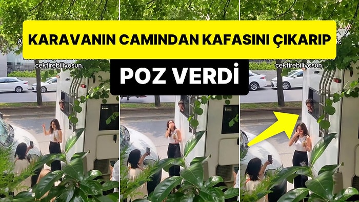 Karavanın Camından Kafasını Çıkararak Poz Veren Feyyaz Yiğit'in Efsane Anları