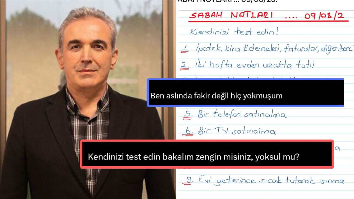 ENAG Başkanı Ulusoy'dan Yoksunluk Testi Yorumlar Fakir Doldu